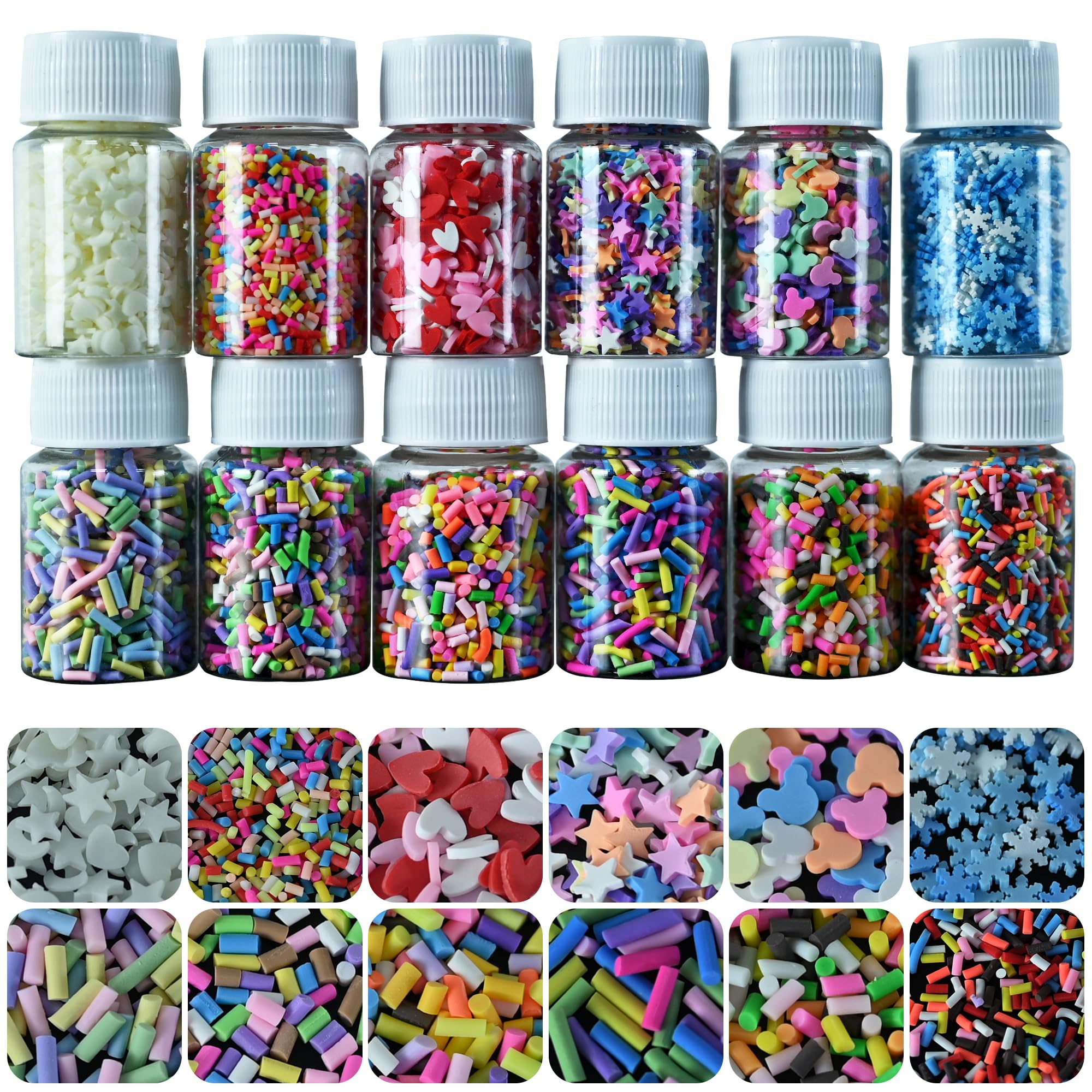 LIKETURE confeti luna-estrella-corazón para decoraciones creativas en manualidades.