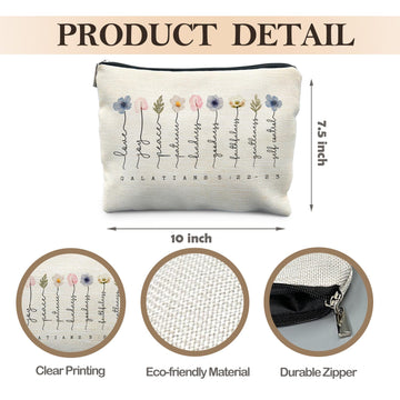 Likjad bolsa maquillaje diseño floral, perfecta para viajes cortos