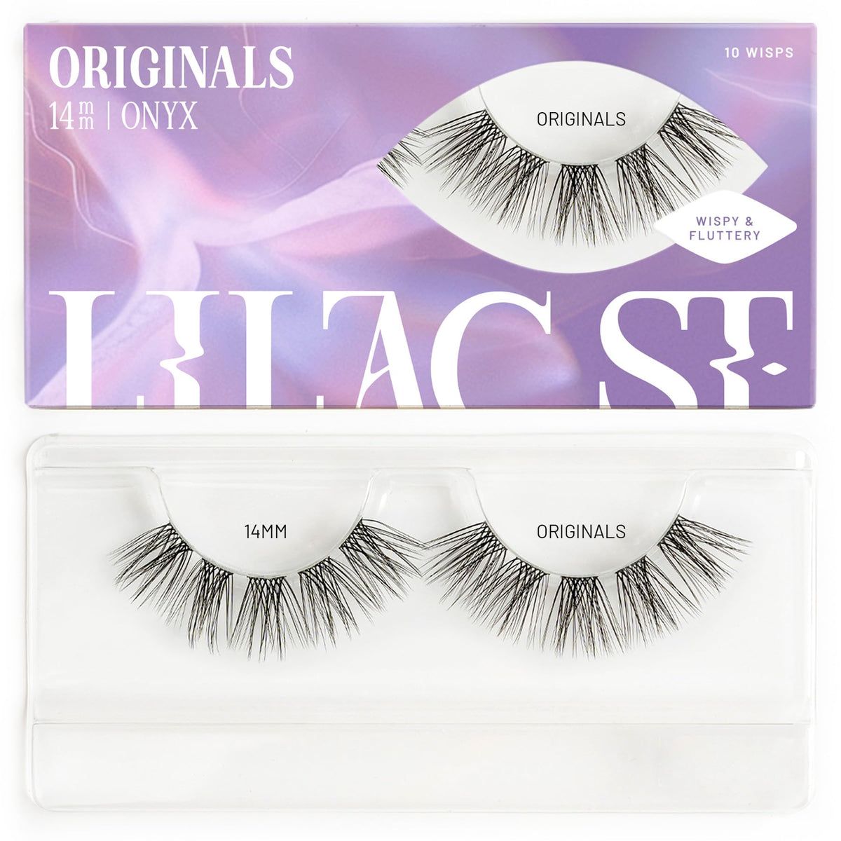 Lilac St Originals, pestañas naturales 14mm, aspecto suave para uso diario.