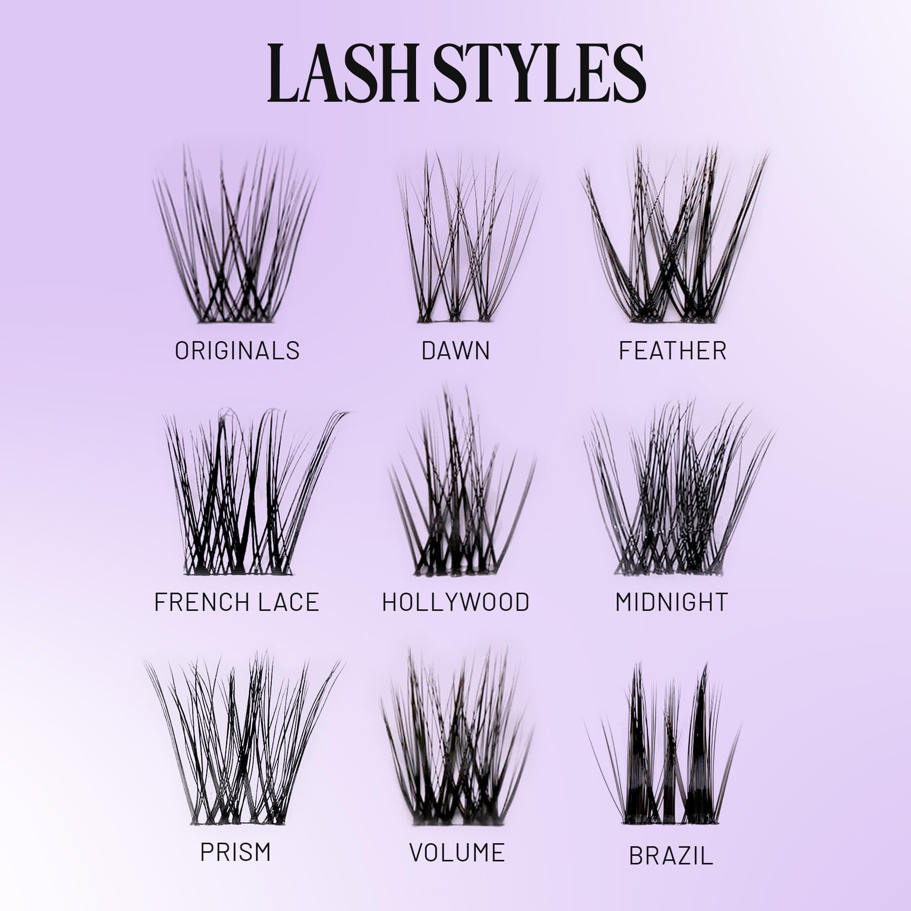 Lilac St Originals: permite combinar longitudes para un look personalizado.