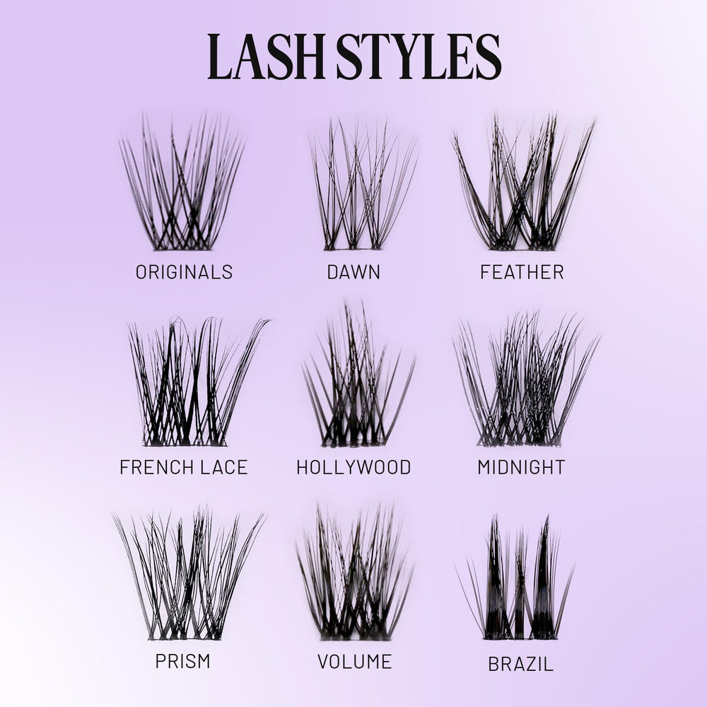 Lilac St Originals, uso casero para extensiones de pestañas en casa.