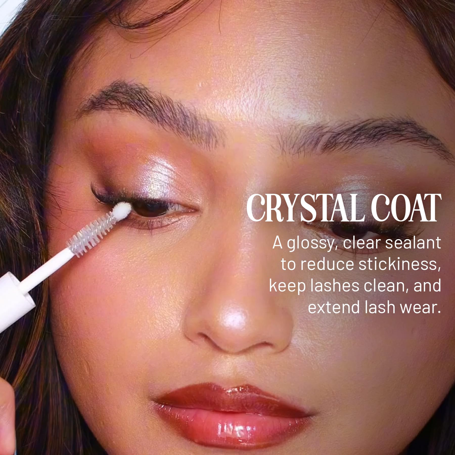 Lilac St. Crystal Coat: sellado brillante para pestañas limpias