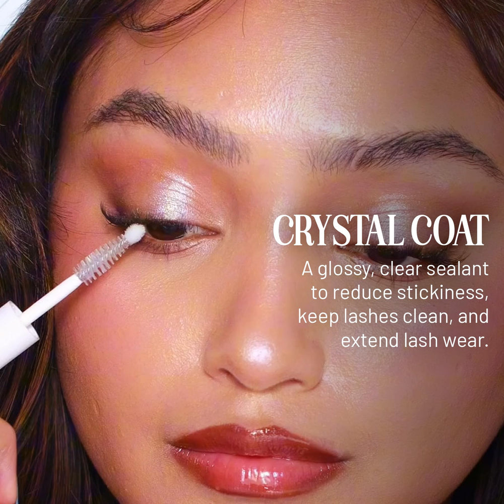 Lilac St. Crystal Coat: sellado brillante para pestañas limpias