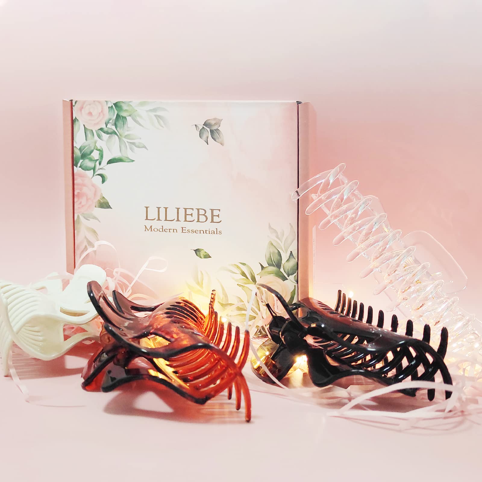 Clips LILIEBE en colores brillantes para varios estilos.