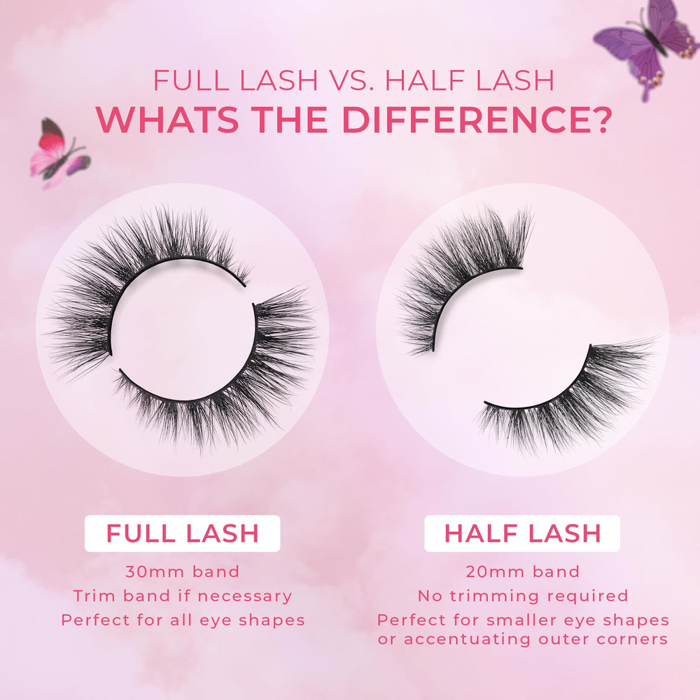 Butterfl-eyes Lilly Lashes comodidad en la esquina externa sin irritación.