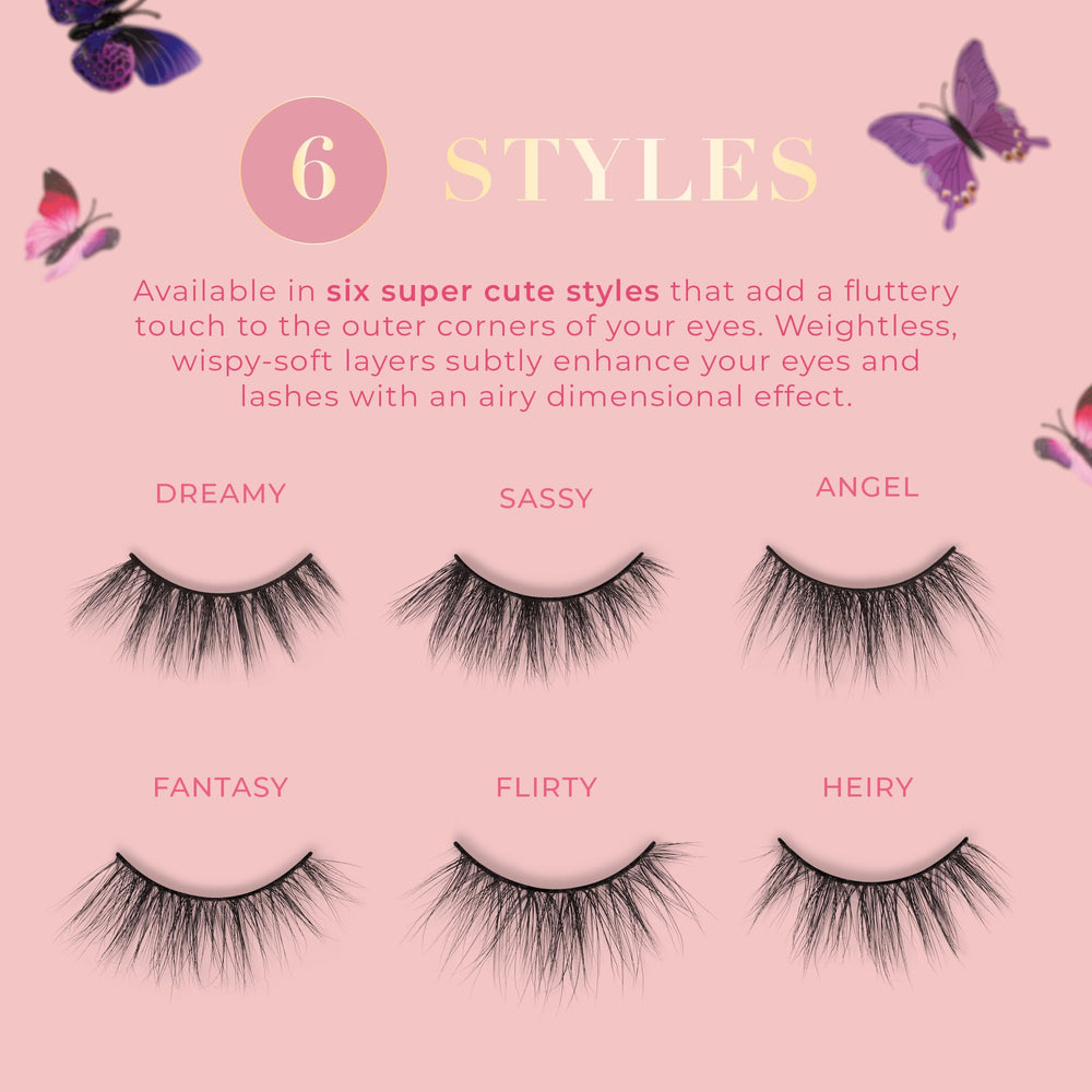 Butterfl-eyes Lilly Lashes reutilizables hasta 20 veces con cuidado.