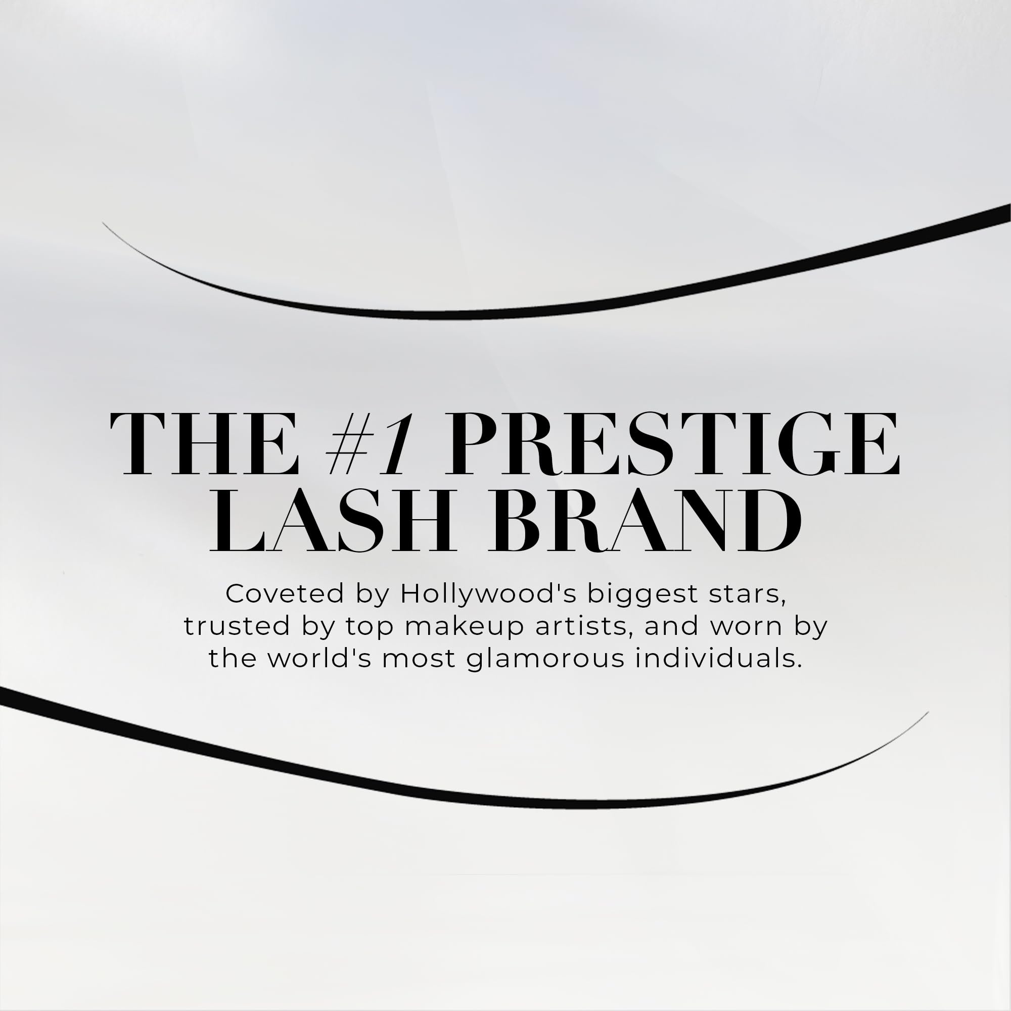 Pestañas Lilly Lashes diseño elegante con acabado suave y sedoso.