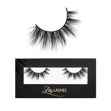 Lilly Lashes Miami Flare 3D Mink: efecto cat-eye suave para una mirada definida