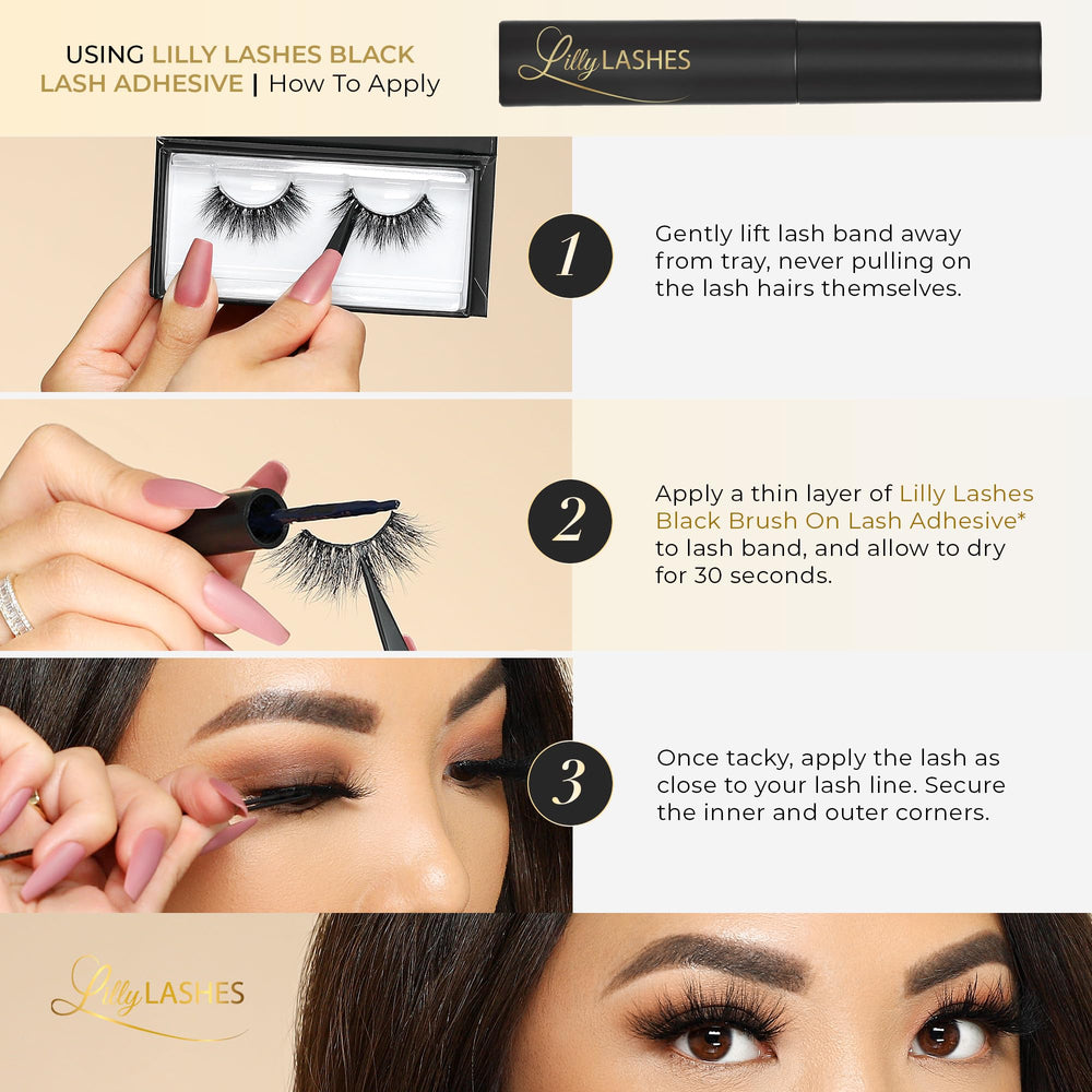 Lilly Lashes Miami Flare 3D Mink: recortables para ajuste perfecto