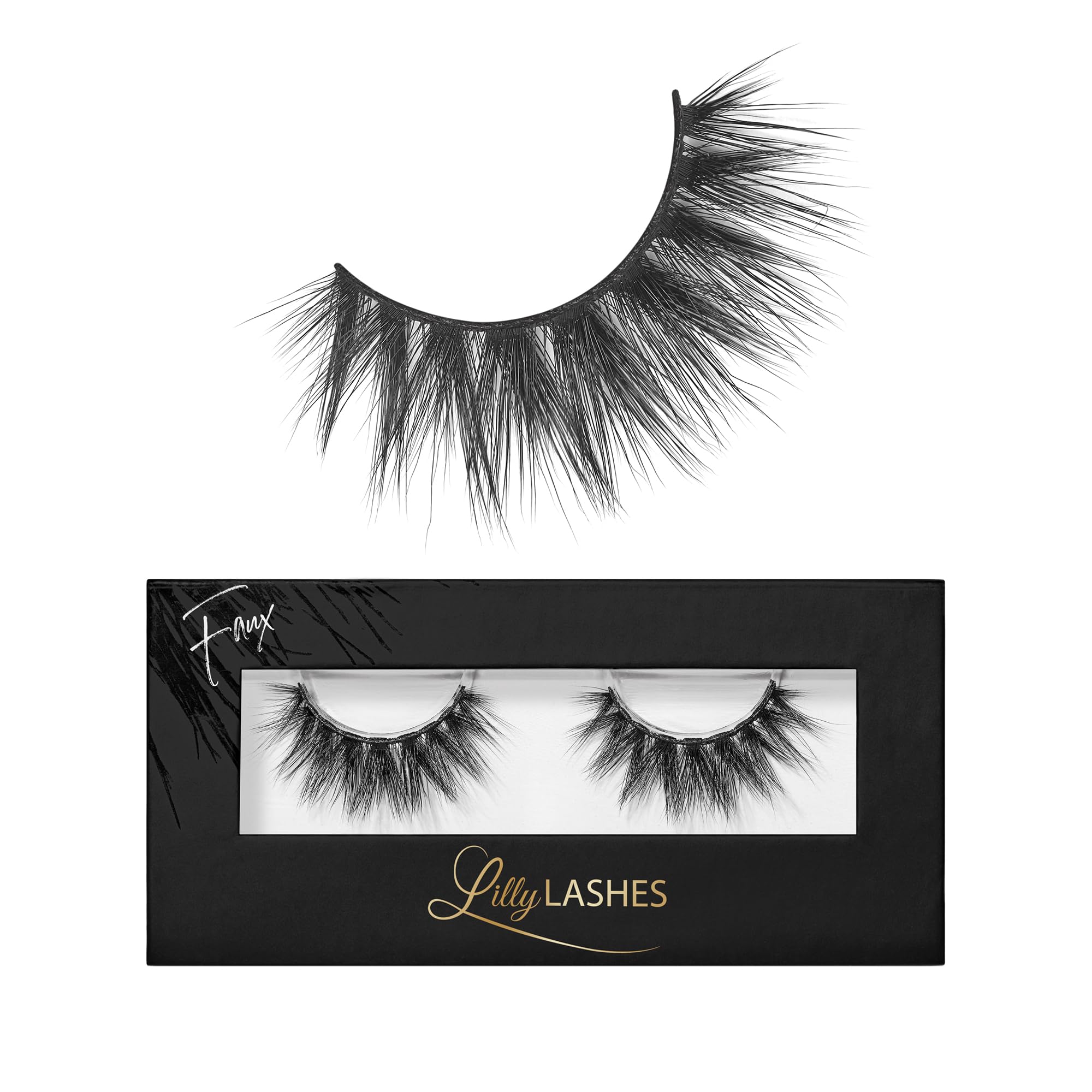 Pestañas Lilly Lashes Mykonos 3D, look dramático y reutilizable.