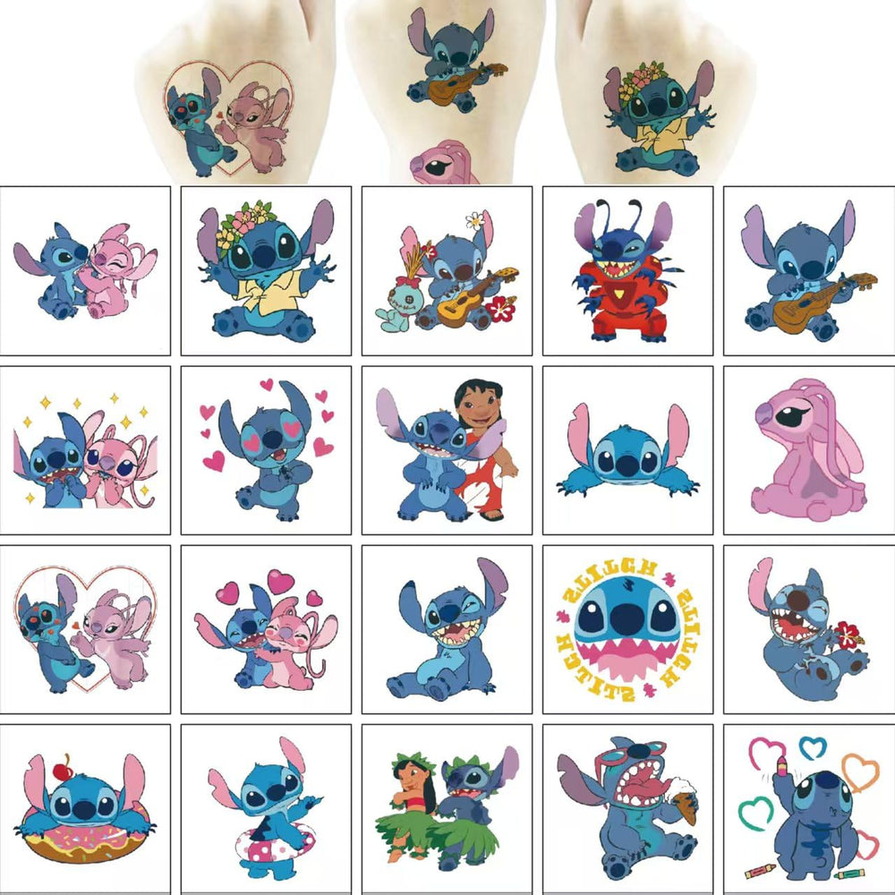 Diseños diversos de Stitch, perfectos para regalos, decoraciones y premios en fiestas.