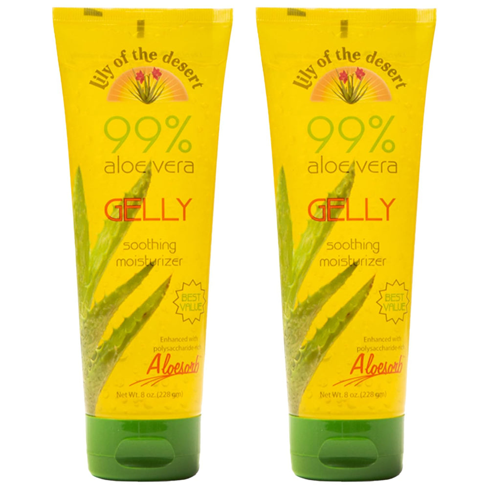 Lily of the Desert Gelly Moisturizer: botella frontal para hidratación suave y rápida