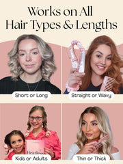 Pinza para cabello Lily England facilita fijación nocturna.