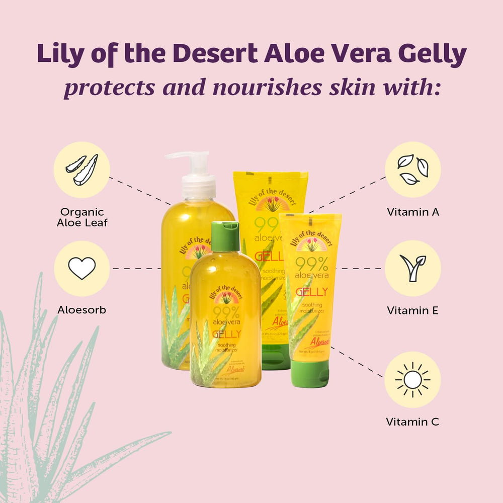 Ingredientes clave: aloe, vitamina E y vitamina C para cuidado suave de la piel.