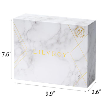 Caja regalo reutilizable Lily Roy, almacenamiento decorativo para belleza.