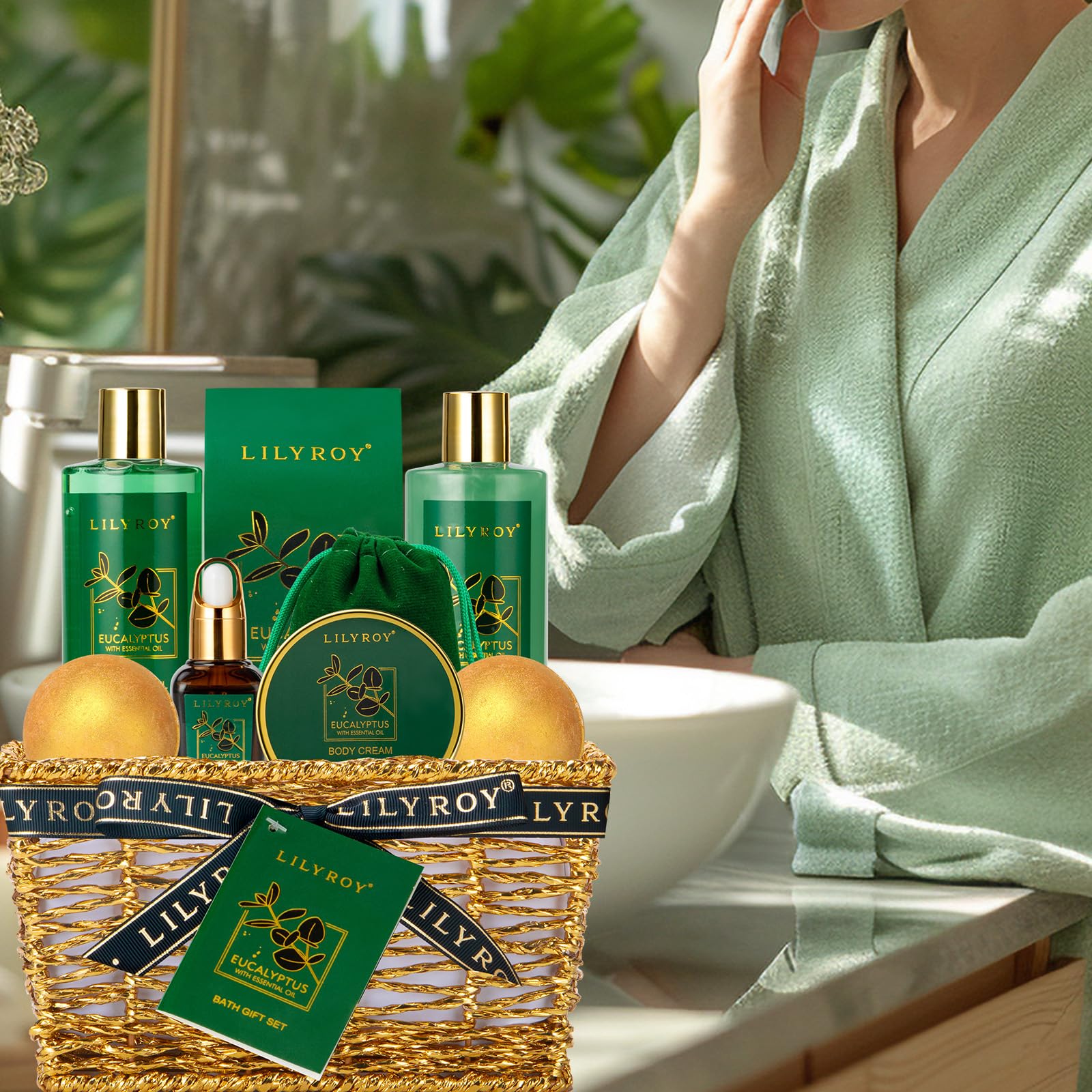 LILY ROY productos-bano-lujo: conjunto premium para cuidado personal