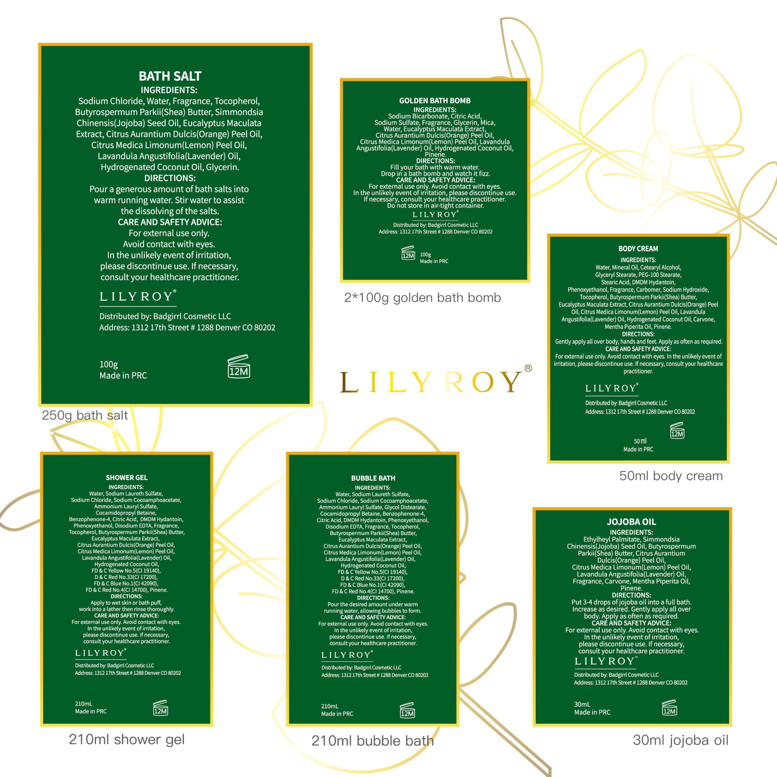 LILY ROY tarjeta-regalo-personalizable: mensaje personalizado para regalo