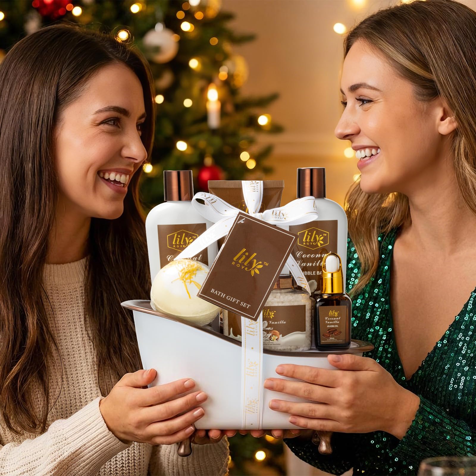 Tubo de regalo reutilizable Lily Roy para almacenaje