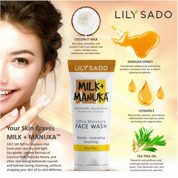 LILY SADO aloe y jojoba ofrecen hidratación y elasticidad de la piel