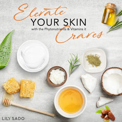 LILY SADO textura cremosa de la crema facial para limpieza suave diaria