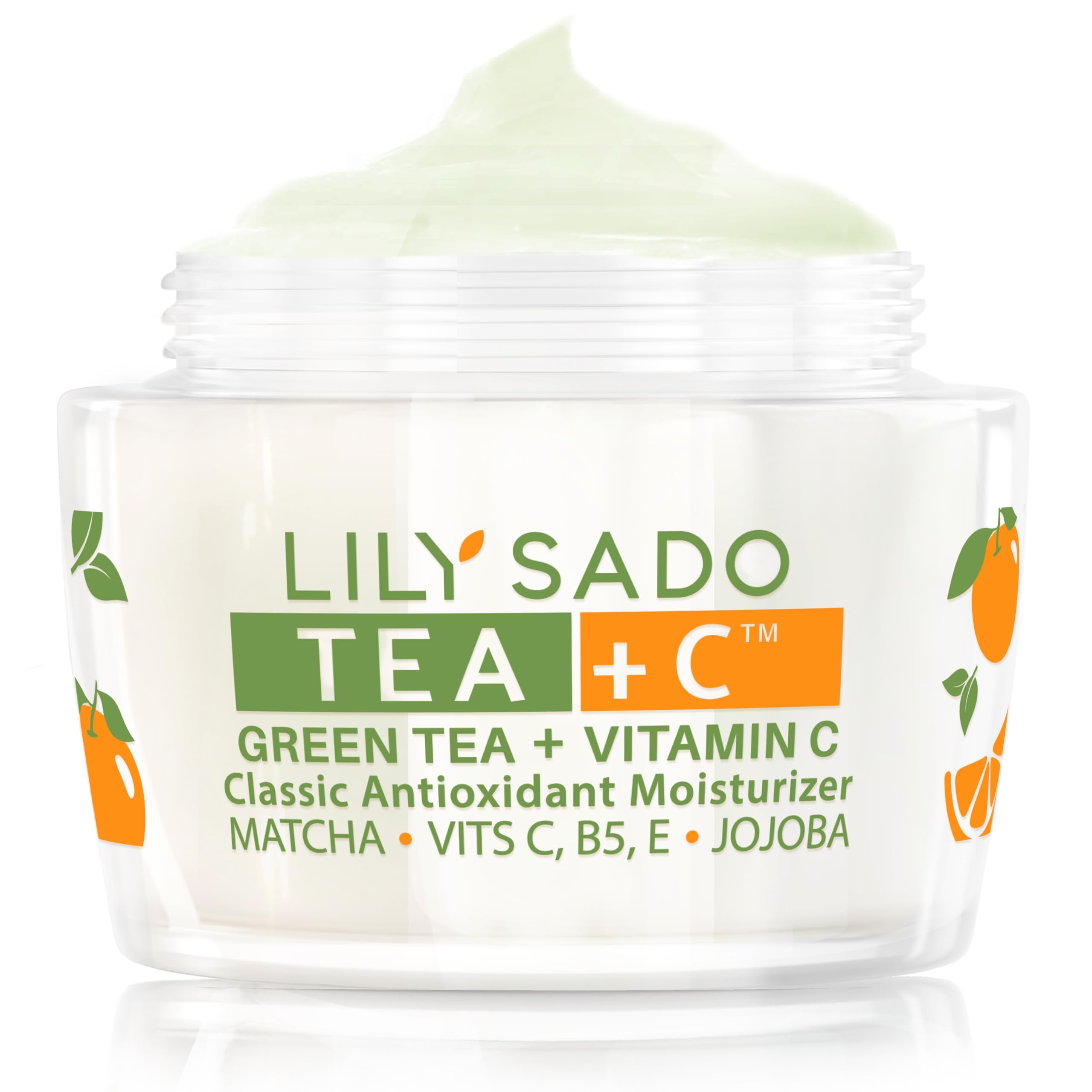 LILY SADO Tea+C crema hidratante con matcha y vitamina C para piel radiante