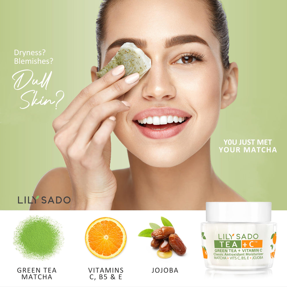 LILY SADO Tea+C textura ligera y absorción rápida para uso diario