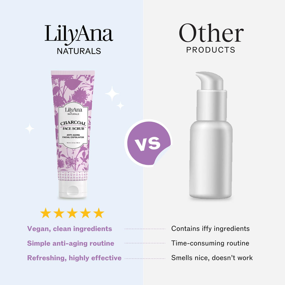 LilyAna Naturals exfoliante facial poros despejados y piel más limpia