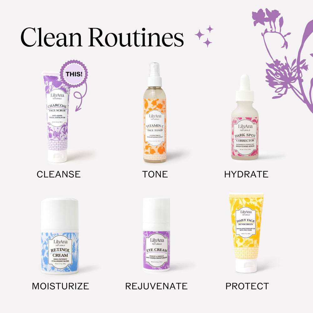 LilyAna Naturals exfoliante facial libre de crueldad