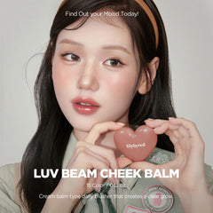 lilybyred Luv Beam Cheek Balm, textura cremosa suave para aplicación rápida.