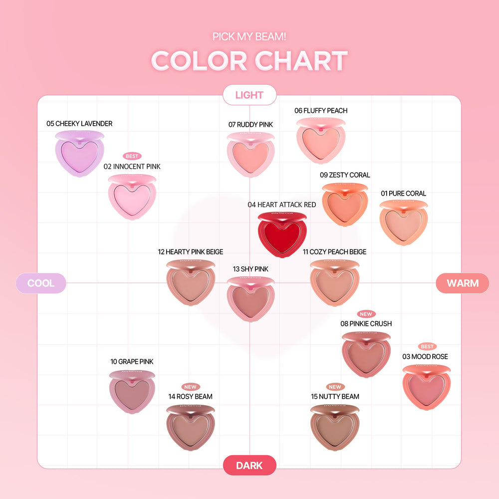 lilybyred Luv Beam Cheek Balm, uso multi para mejillas, ojos y labios.