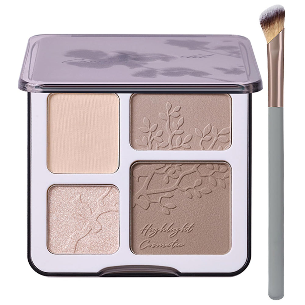 Lilyloria face highlighter contour palette open for precise sculpting