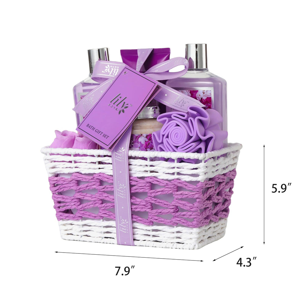 LILY ROY rose petal soap duo adds a delicate fragrance.