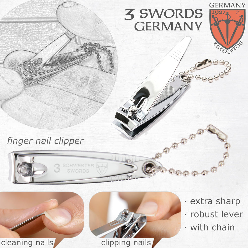 Lima zafiro 3 Swords, limando uñas con suavidad y precisión.