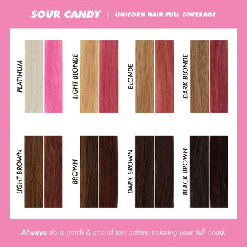 Aroma cítrico y vainilla del Sour Candy mejora la experiencia de color.