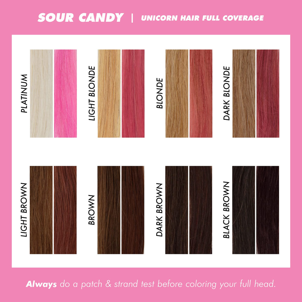 Aroma cítrico y vainilla del Sour Candy mejora la experiencia de color.