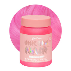 Lime Crime Unicorn Hair Sour Candy en rosa brillante para un look audaz.