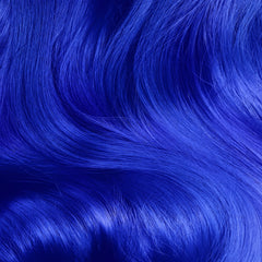 Lime Crime Tinte Unicornio para el Cabello Mystic: aplicación suave para tono azul vibrante.
