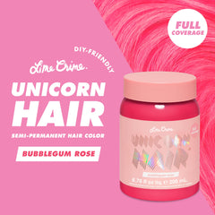 Lime Crime Bubblegum Rose, aplicación suave para un color uniforme