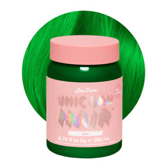 Lime Crime Unicorn Hair Dye Jello: empaque y color vibrante para teñido en casa