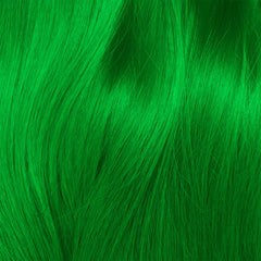 Muestra de color verde tropical de Lime Crime Unicorn Hair Dye Jello