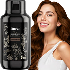 Limer Champú Tinte Castaño - aplicación fácil para cobertura de canas