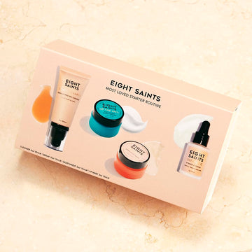 Limpiador gel facial Eight Saints de barro, limpieza suave y fresca para la piel.