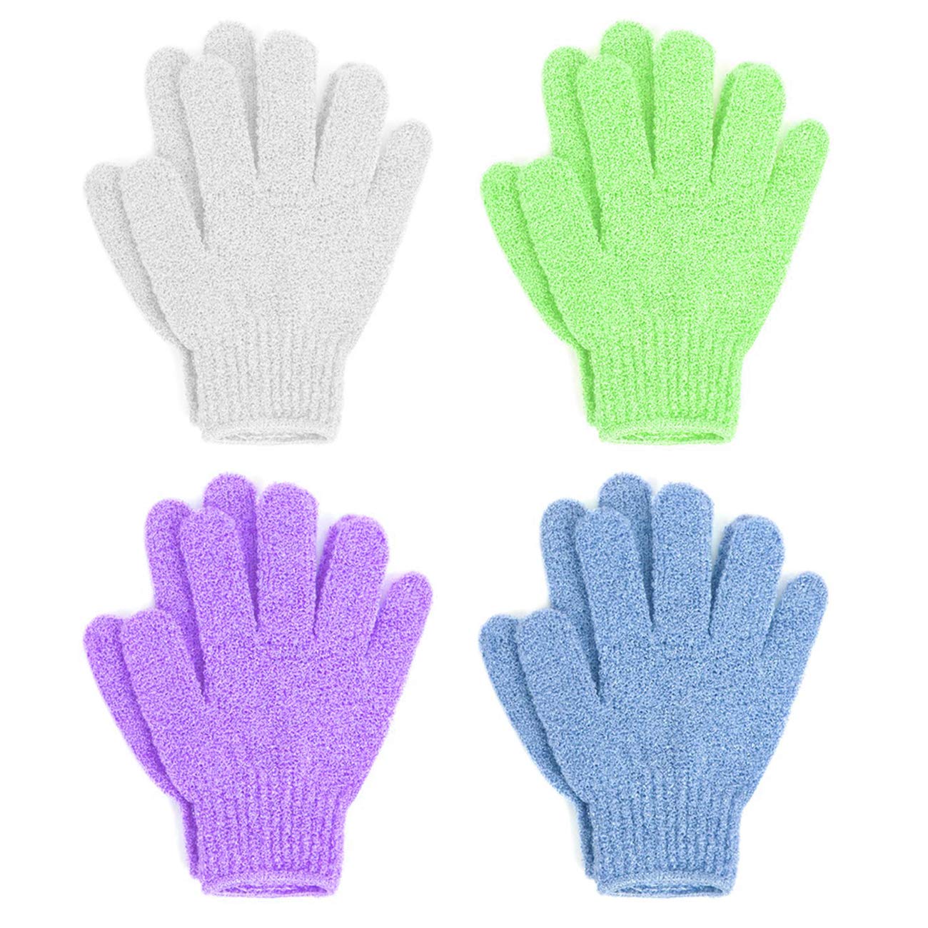 Linda guantes exfoliantes para uso en ducha: exfolian suavemente durante la ducha