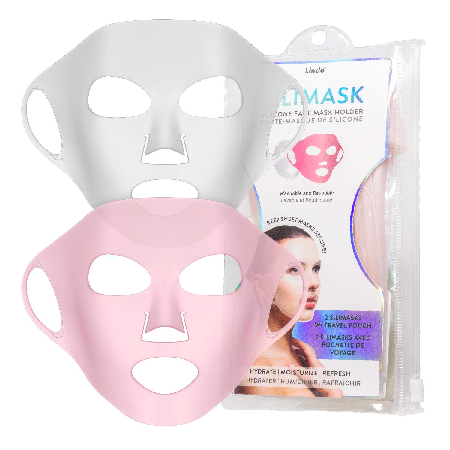 Lindo Silimask cubre silicona evita deslizamiento de la mascarilla