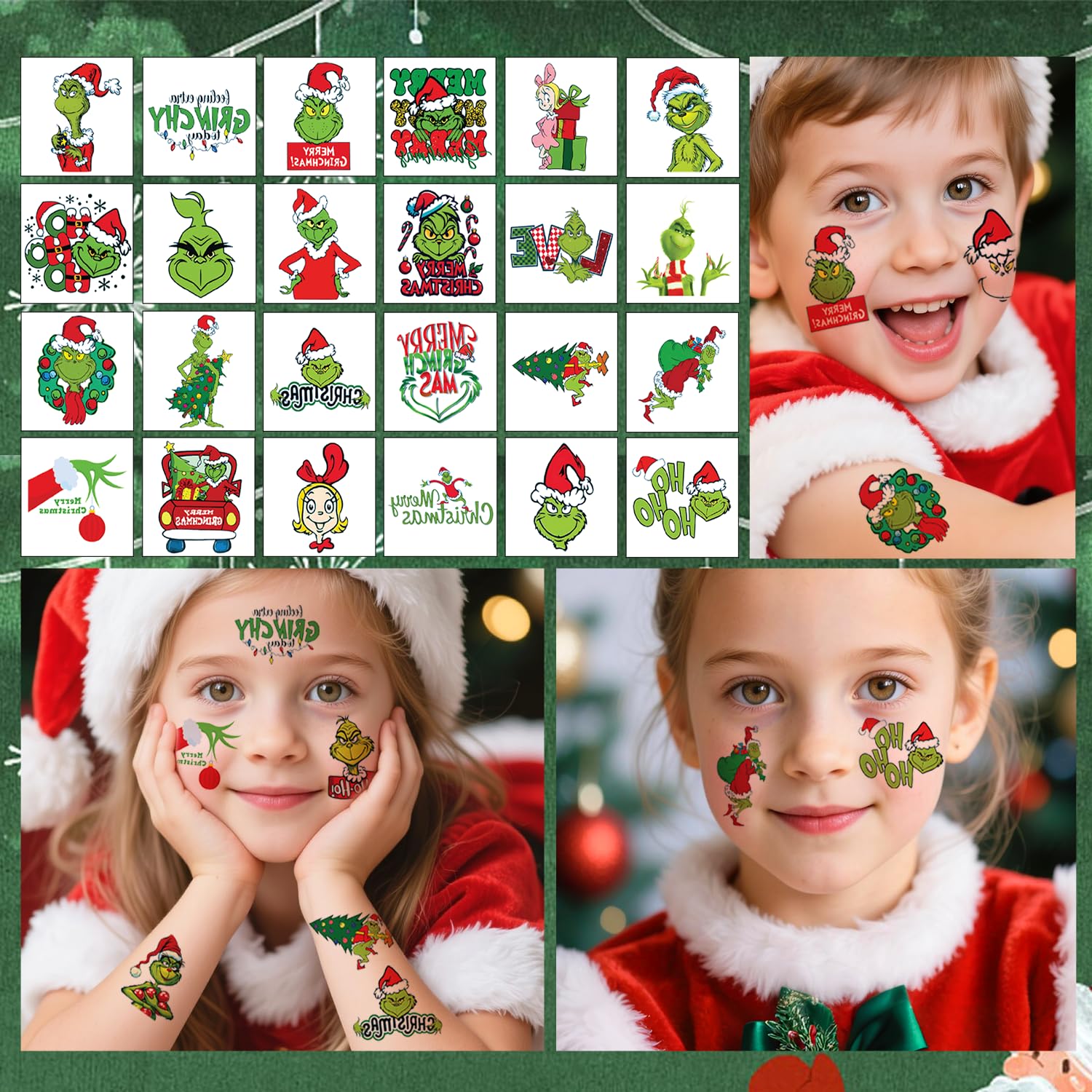 Diseños temporales de LINGSANBOLE para fiestas infantiles, decoran y entretienen