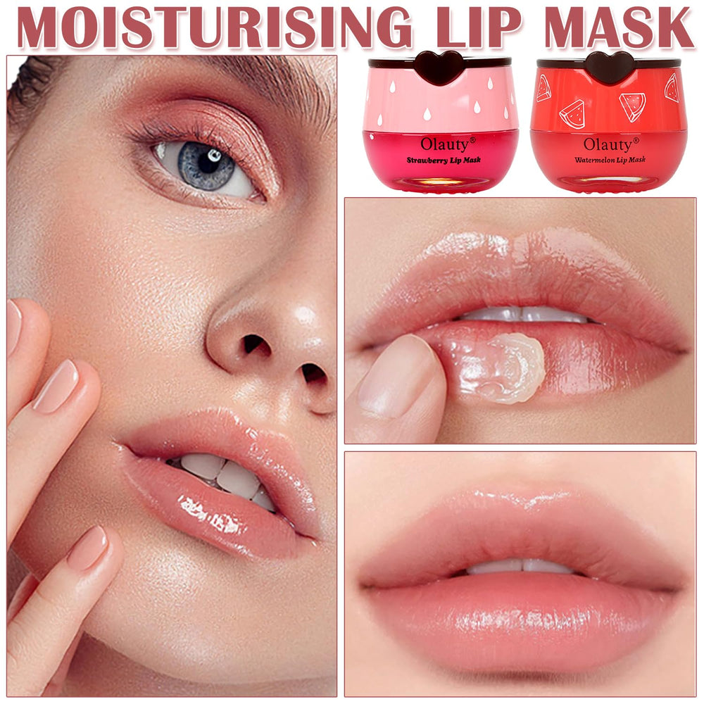 Lingyun aplicación nocturna de bálsamo labial para nutrición nocturna.