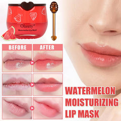 Lingyun bálsamo labial miel textura cremosa para labios suaves.