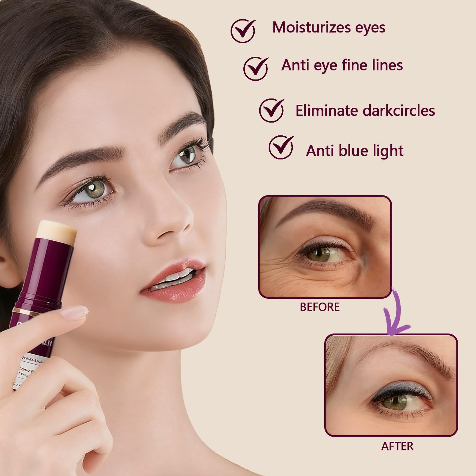 Lingyun Calcium Multi Balm Stick: ideal para viajes y rutina de cuidado rápida