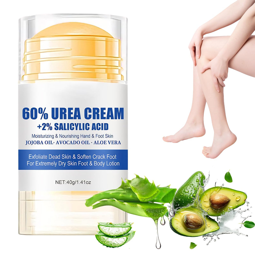 Lingyun crema urea 60% con textura fría y absorción rápida para pies
