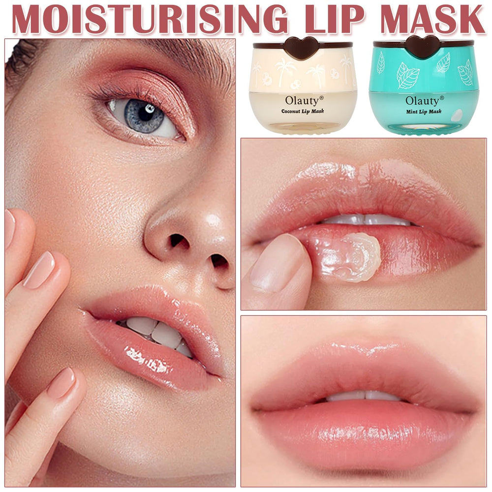 Lingyun labial aloe vera tarro, calmante para labios sensibles.